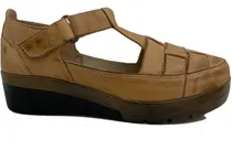 Comprar Guillermina Taco Corrido En Cuero Pino Calzados Telha