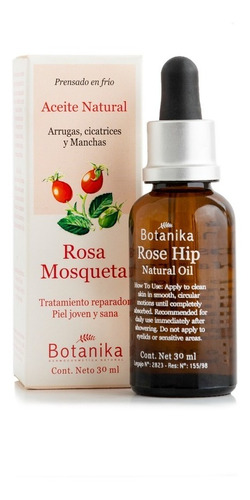 Aceite Rosa Mosqueta Puro Prensado En Frio 30ml Botanika