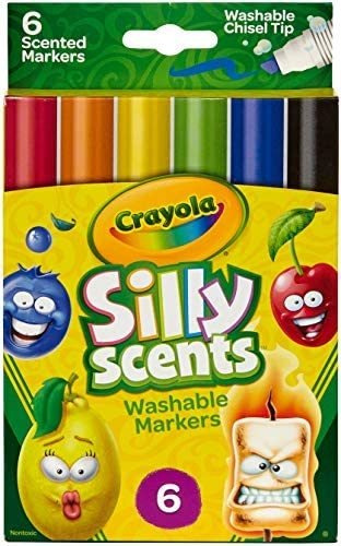 Imagen 1 de 12 de Marcadores Con Aromas Crayola Silly Scents X6u Pack X1