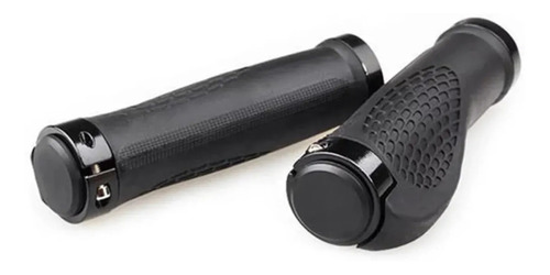 Imagem 4 de 8 de Manopla Bike Mtb Anatomica Com Duas Travas Borracha Silicone