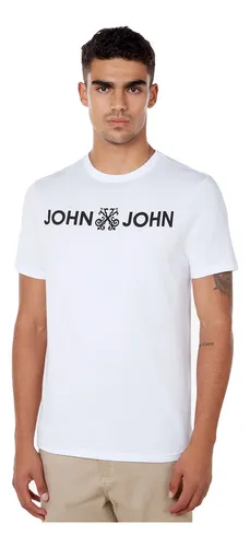 Camiseta John John Regular Fit Basic Branco Tam. P