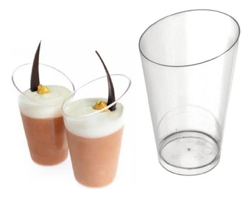 Pack 100 Vasos Shot Acrilico Postres De 60ml (no Bpa)