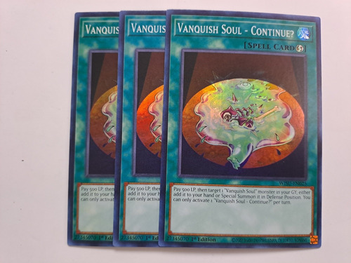 Vanquish Soul Continue Wild Survivors Super Rare Yugioh 