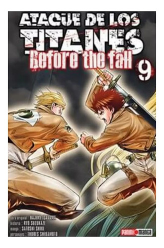 Ataque De Los Titanes Before The Fall Tomo N.9 Panini Anime