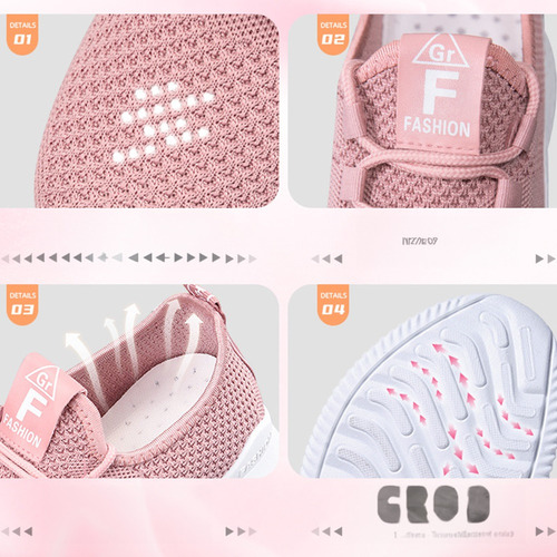 Zapatillas Ortopédicas Tenis Transpirables Para Mujer Air