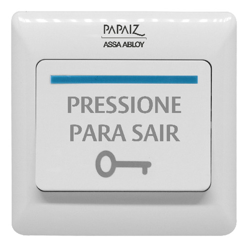 Botoeira De Requisicao De Saida 4x2 Na Inox Comp Intelbras