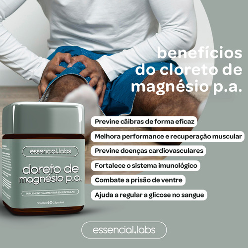 KIT CLORETO de MAGNÉSIO P.A. - 60 cápsulas + PRÓPOLIS VERDE 1000mg por dose - 60 cápsulas