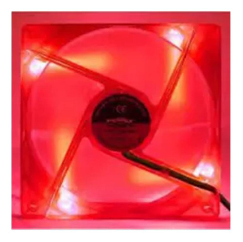 Cooler Fan Led Vermelho 140mm Para Fonte Atx Pc Gamer Dex