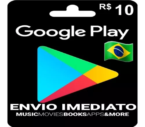 Gift Card Google Play 10 Reais em Oferta