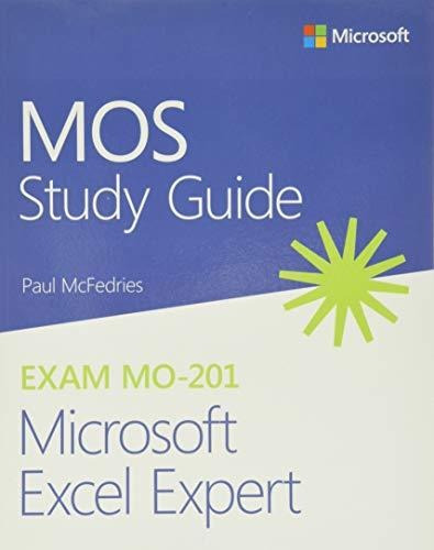Book : Mos Study Guide For Microsoft Excel Expert Exam...