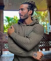 Comprar Sweter Caballero Capucha Slim Fit 