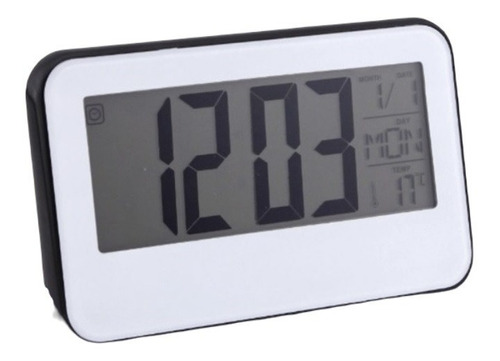 Reloj Despertador Lcd Digital Con Termometro Fecha Timer Ds 