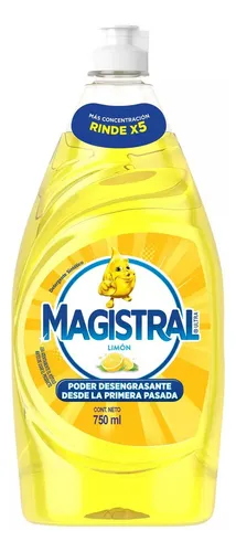 Detergente Magistral Limón 750 Ml X 4 Unidades