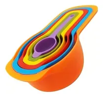 Comprar Kit Medidores De Cozinha Xícaras E Colheres 6 Peças Unihome Cor Laranja