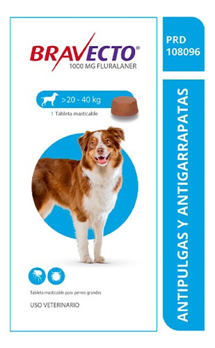 Bravecto Antipulgas (20-40 Kg)