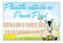 Comprar Kit Imprimible + Candy Bar Zou  Editable Con Power Point