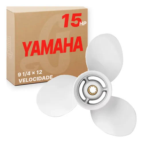 comprar Helice Yamaha 15 Hp 9 1\u002F4 X 12 Para Motor Popa - Velocidade