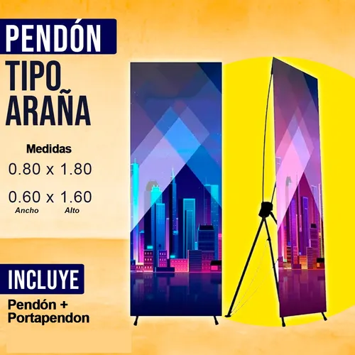 Pendon Tipo Araña 0.80 X 1.80