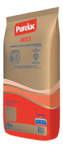 Leite Em Po Composto Lacteo 4051 Purelac Pc 25 Kg