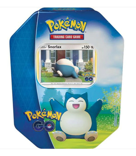 Pokémon Lata Snorlax Go En Inglés  Trading Card Games Cartas