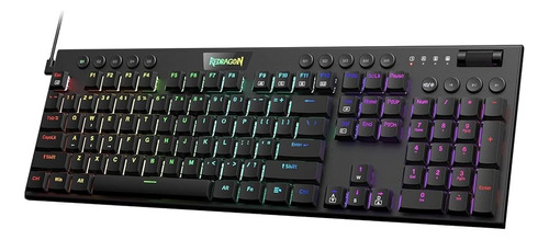 Teclado Gamer Redragon Horus Negro 100% K619-rgb