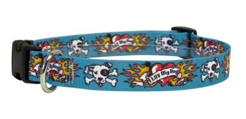 Collar Para Mascotas Yd Easy-snap, Azul, Mediano 14 -20 