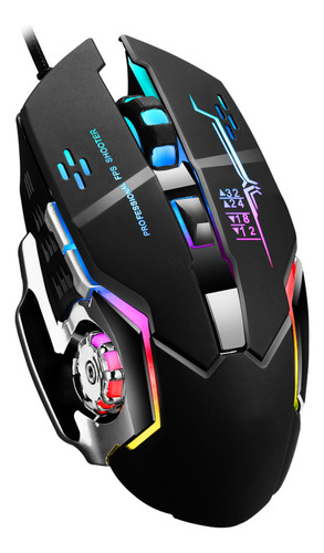 Mouse Gamer Tactical 3600 Dpi Led Retroiluminado Skyway