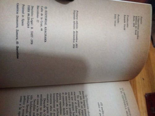 La Oposición Obrera. Alexandra Kolontai. (Usado)