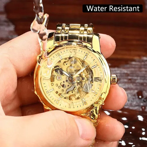 Relojes Mecánicos Esqueleto Delicados Originales Para Hombre