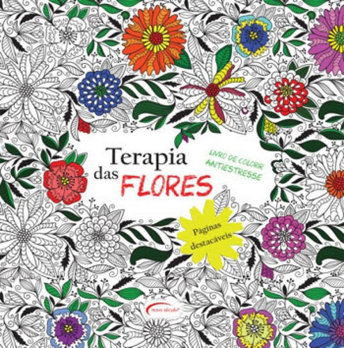 Terapia Das Flores - Livro De Colorir Antiestresse