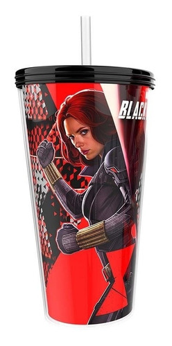 Vaso De Cine Premium Black Widow / Viuda Negra