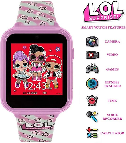 Reloj Smart Infantil Niños Interactivo Lol Sonic Minecraft 