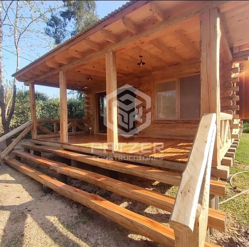 Cabañas Construidas En Tronco Macizo 100% Personalizadas