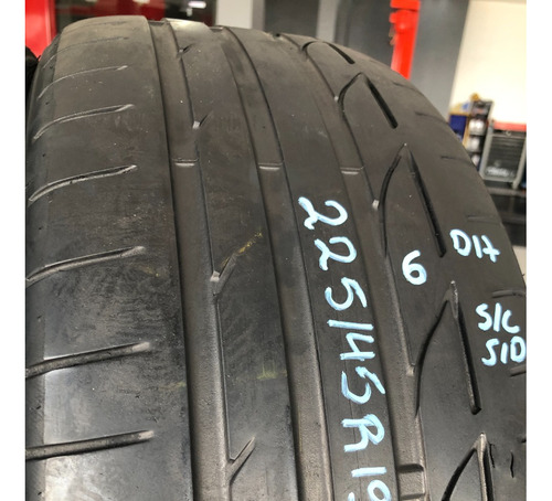 Kit 02 Pneus 225/45r19 Bridgestone Potenza S001 92 Rft (5/6) (Usado)