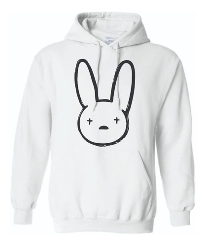 Sudadera Bad Bunny Conejo Logo Hombre Mujer