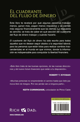 El Cuadrante Del Flujo Del Dinero / Nuevo Y Original