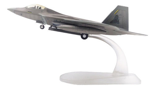 1/100 Escala F22 Avión De Combate Avión De Ataque De Metal