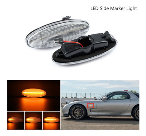 Marcador Lateral Dinámico Led Turn S Para Mazda 323 Familia