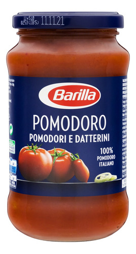 Molho de Tomate Pomodoro Barilla sem glúten 400 g