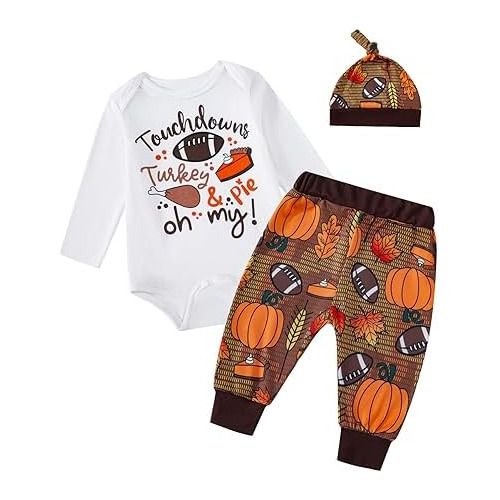 Thanksgiving Outfits Unisex Baby My First Thanksgiving ...