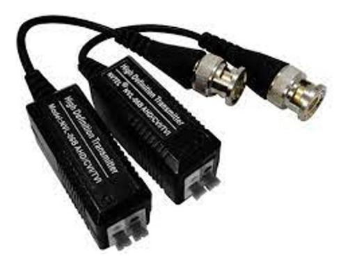 04 Pares Vídeo Balun Para Camera Intelbras Hd Cvi Multi Hd