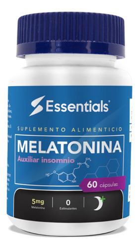 Essentials Melatonina 5 Mg 60 Tabletas 