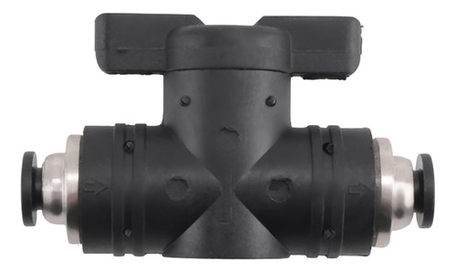 Tecneu Válvula Neumática 8mm Aire Manual Buc-8 De Conexión Rápida Racor