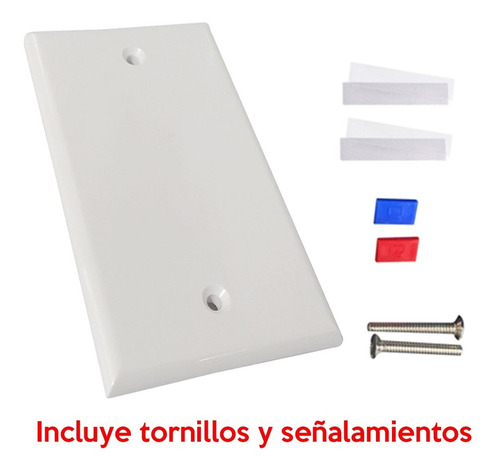 Face Plate Tapa Placa Rj45 Rj11 Ciega Jack Keystone Ethernet