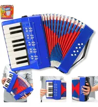 Comprar Acordeon Sanfona Gaita Infantil 8 Baixos 17 Teclas Brinquedo