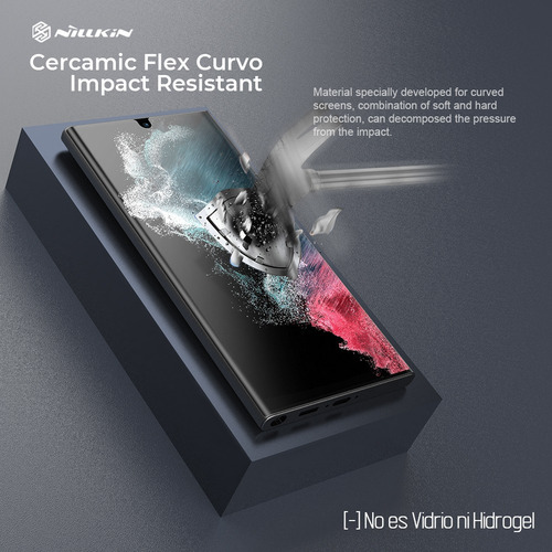 Protector Pantalla S23 Ultra Nillkin Impact Resistant 2und