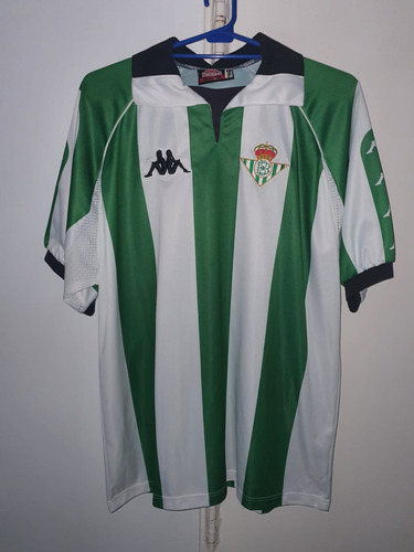 Camiseta Real Betis Kappa Titular 1998 #25 Finidi Talle M