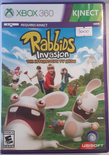 Rabbids Invasion  Xbox 360 Ntsc Original Fisico Kinect