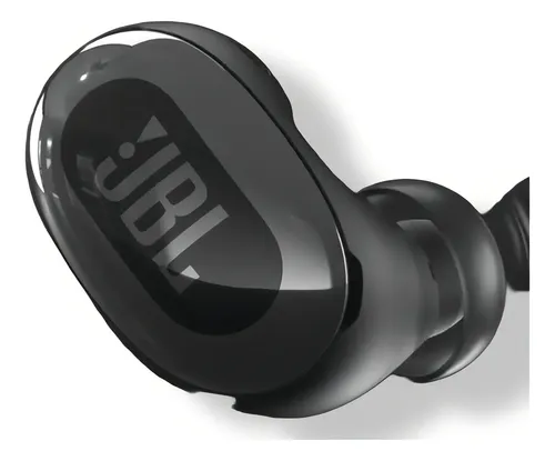 Fone de ouvido in-ear sem fio JBL Live free 2 preto com luz LED