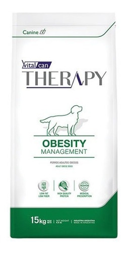 Vitalcan Therapy Obesity Perros 15 Kgs - Petit Pet Shop 